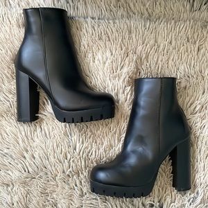 Passion Nova Black Heel Boots